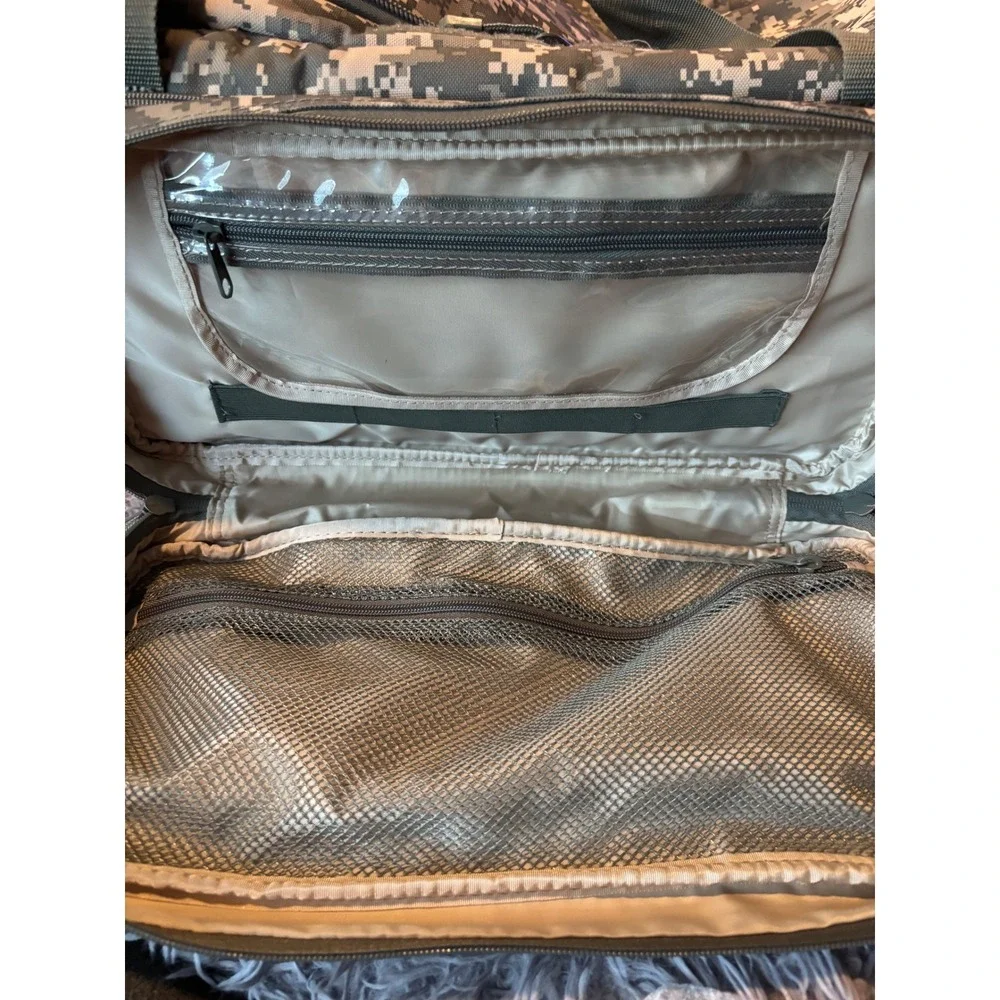 Mercury Luggage ACU Digital Camo Rolling Deployment Bag Tactical Duffel UCP
